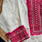 "Neha" pure crape silk suit