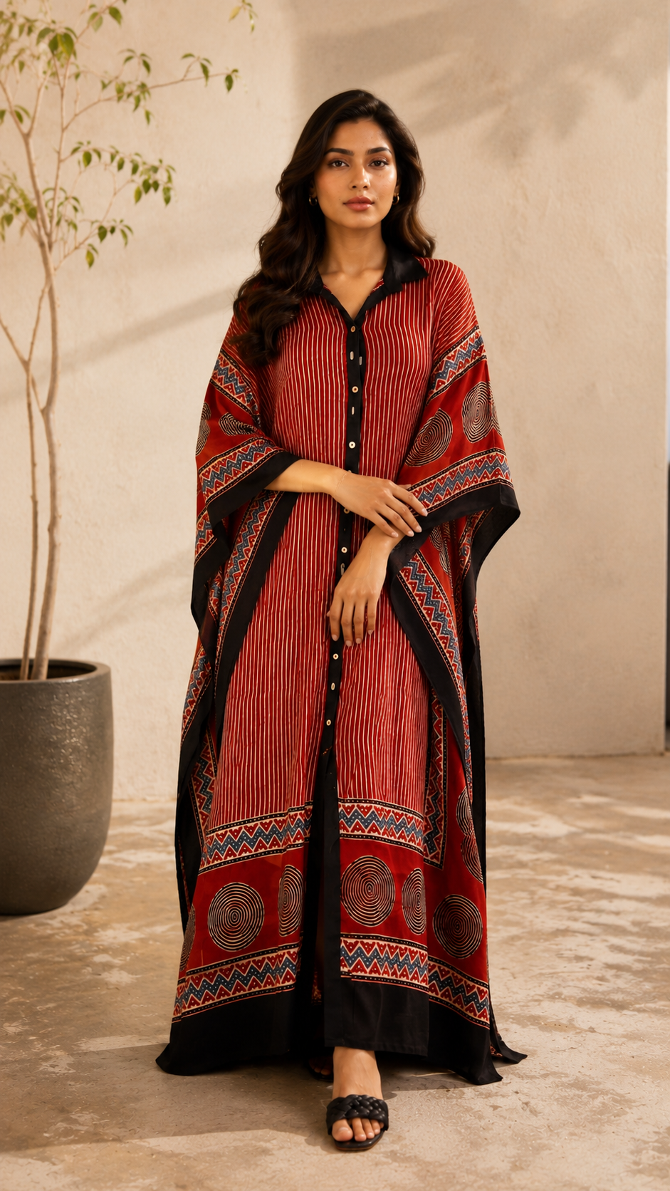 Raji Luxe Ajarak Kaftan