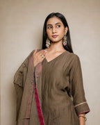 Aashta Mul Chanderi Dress