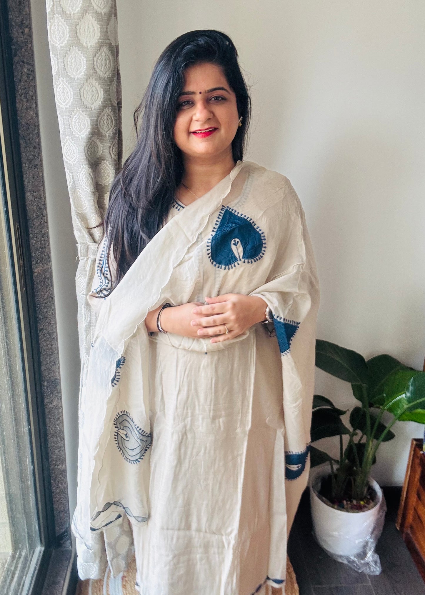 “Rangila “ Cotton Silk Dress