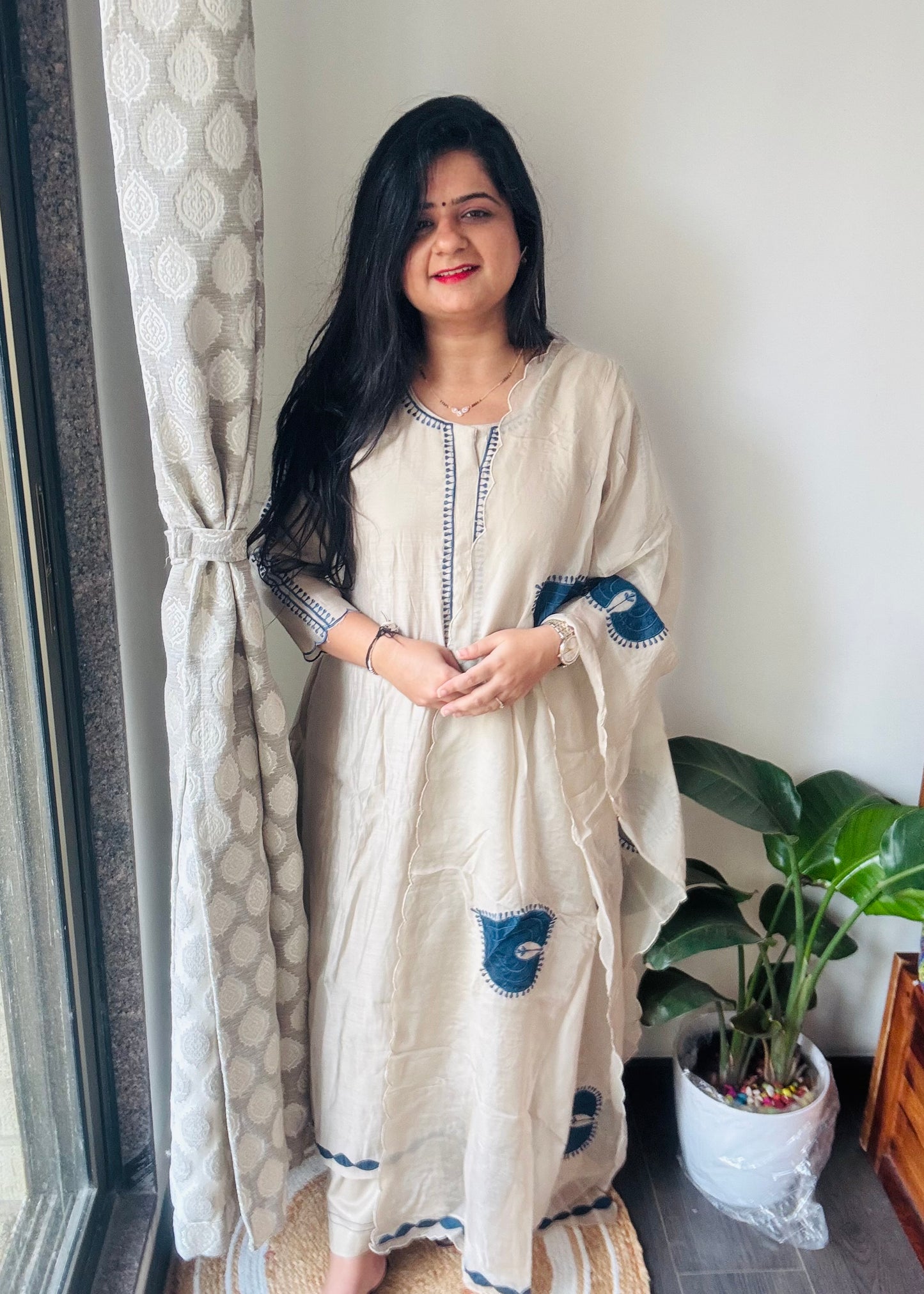 “Rangila “ Cotton Silk Dress