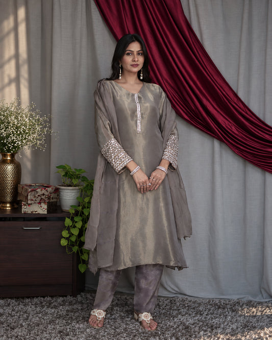 Prahi Tissue Mirror Dress