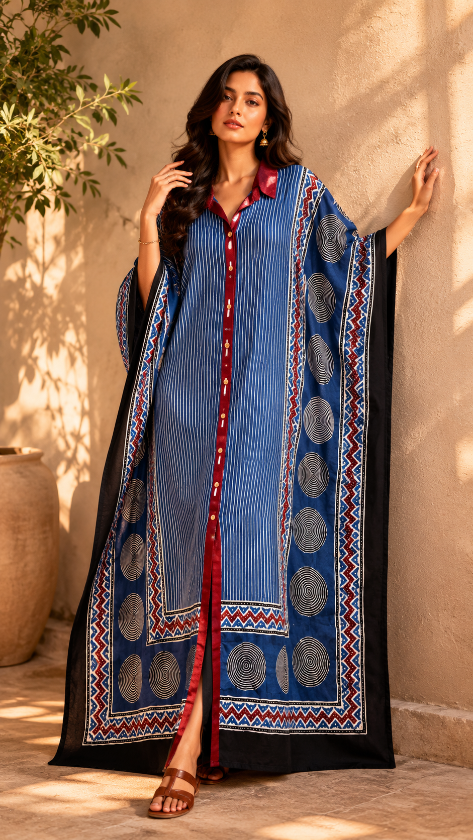 Raji Luxe Ajarak Kaftan