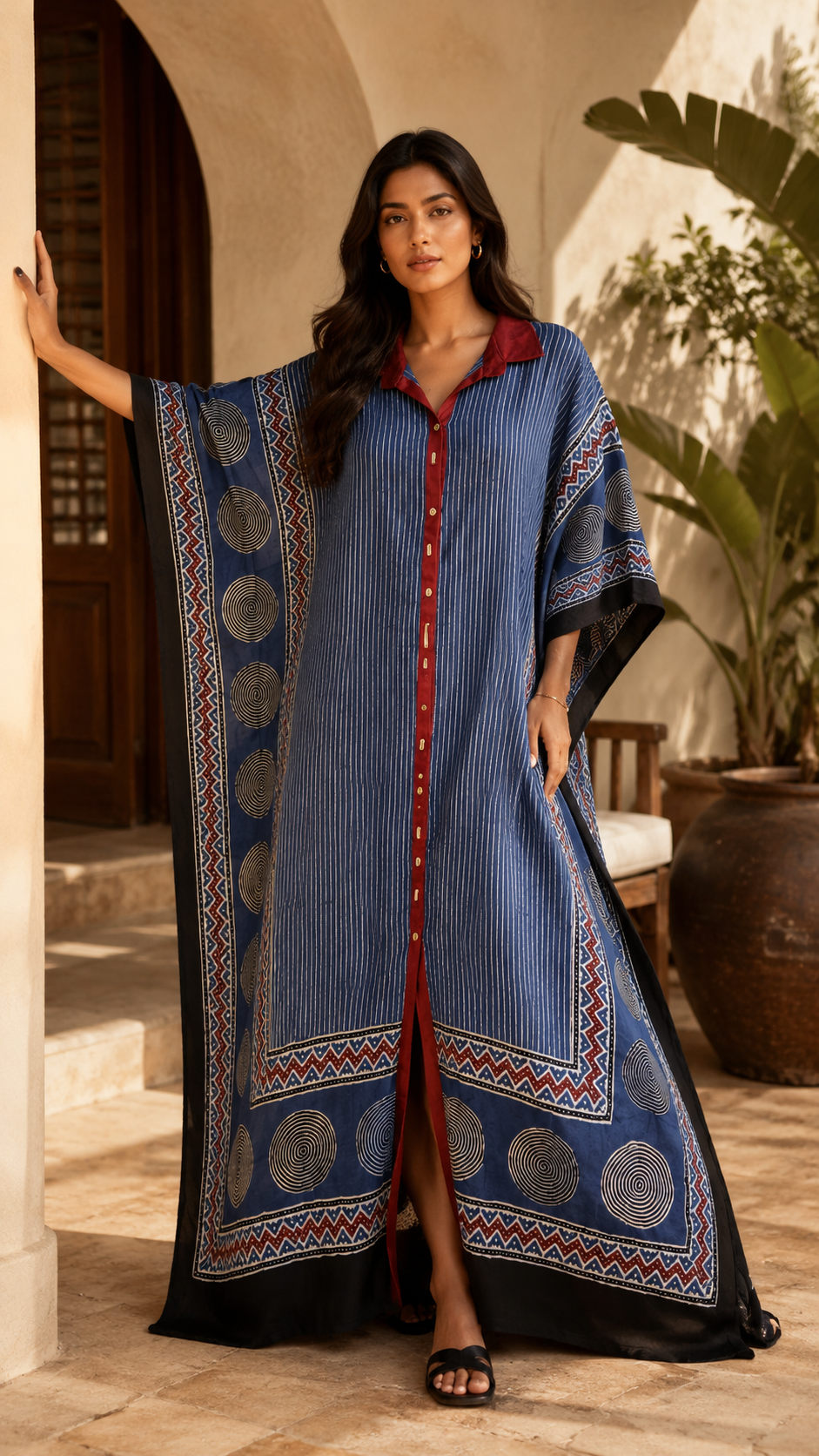 Raji Luxe Ajarak Kaftan