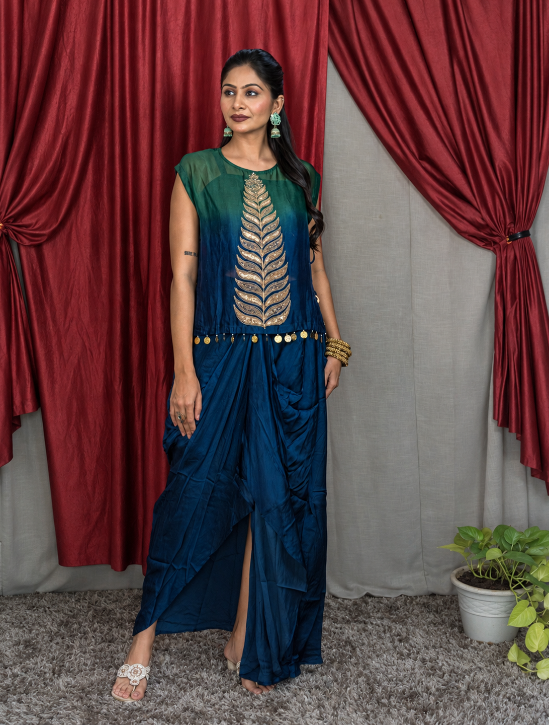 Miku Indo-Western Set