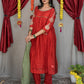 Nazakat Mul Chanderi Dress