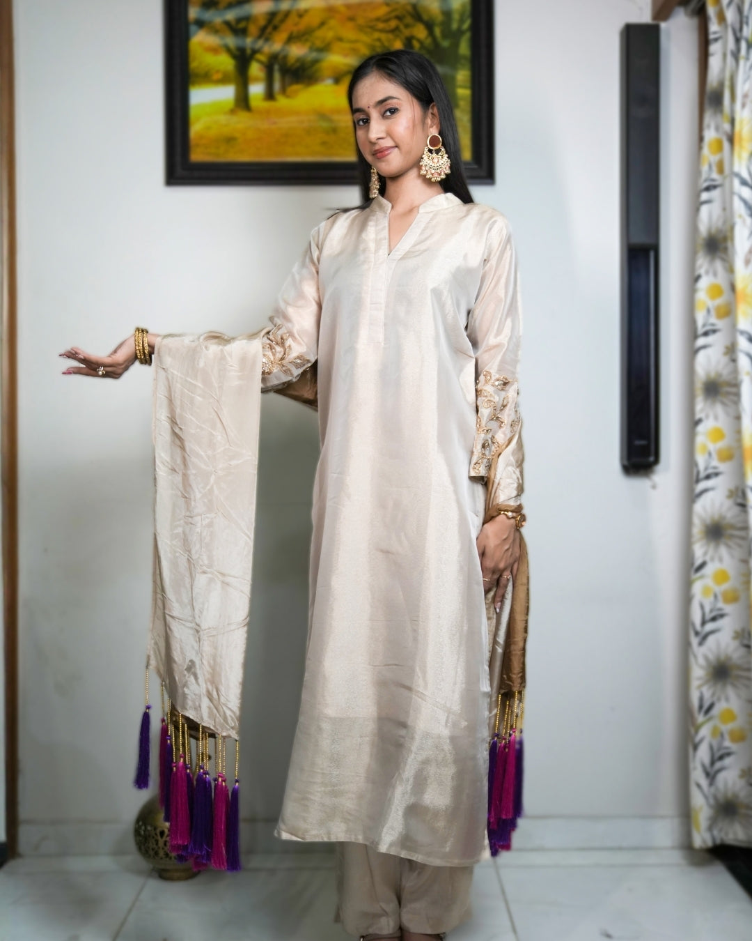 Karishma Luxe Tissue Dress