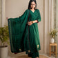 Anshi Mul chanderi Dress