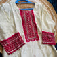 "Neha" pure crape silk suit