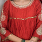 Nazakat Mul Chanderi Dress