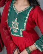 Juhi Mul Chanderi Dress