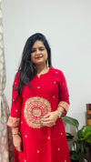 “Rangya” Mul Chanderi Suit Set