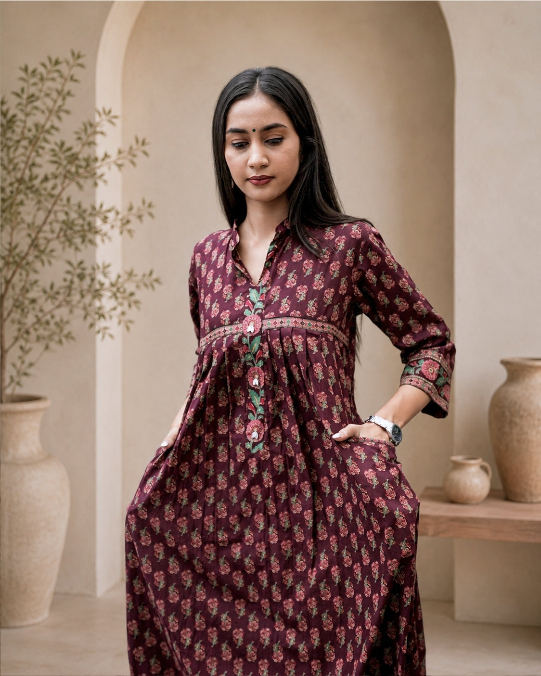 Anjali Cotton Dress