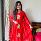 “Mishri “Mul Chanderi  Gown💜