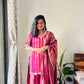 “Shiney” tissue and Mirror handwork shahara set