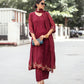 Lavi Mul Chanderi Anarkali