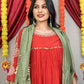 Nazakat Mul Chanderi Dress