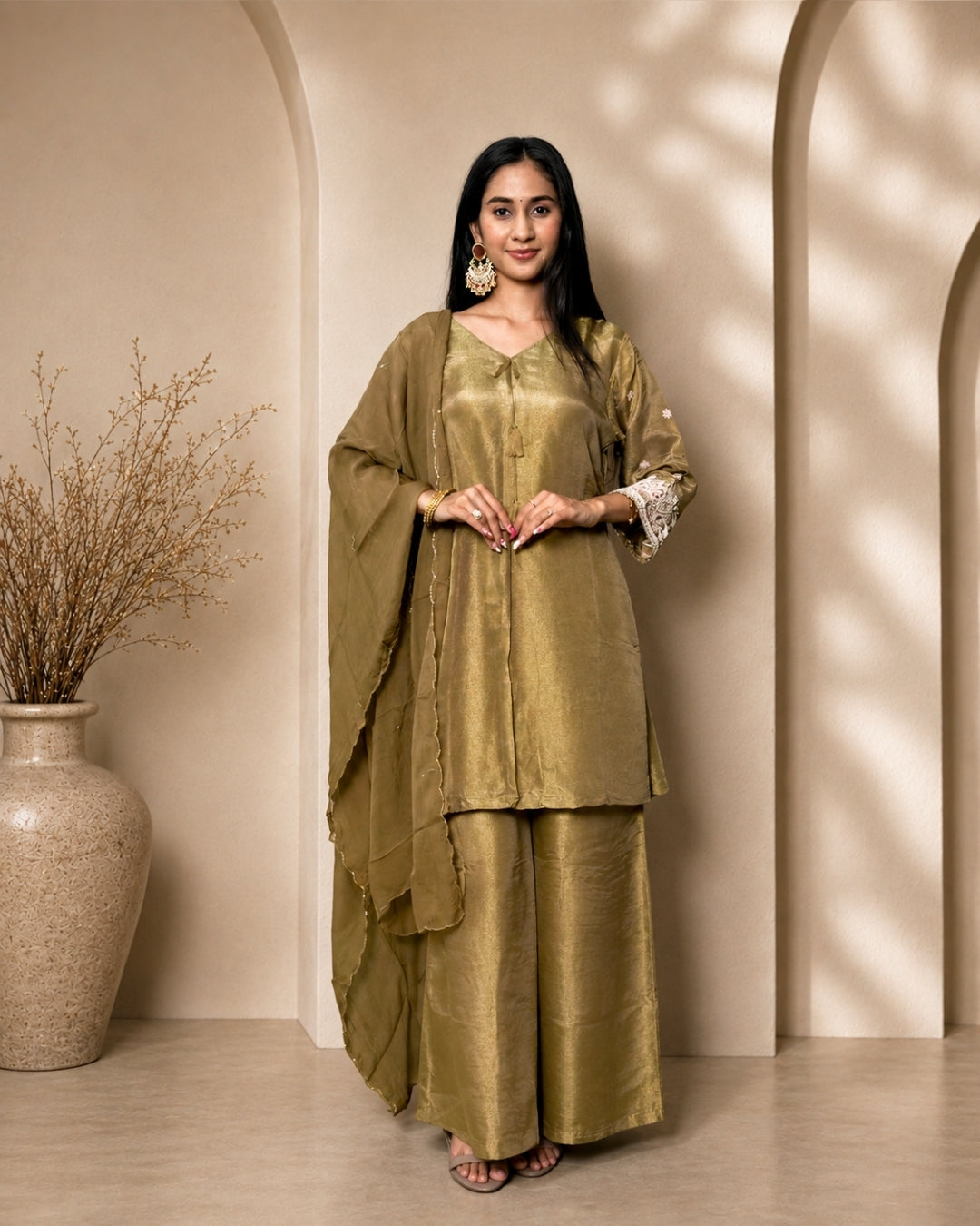 Ragini Tissue Sharara Set