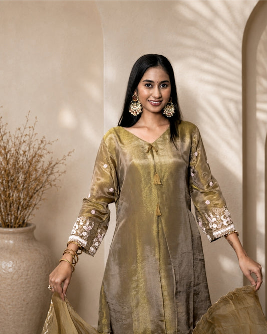 Ragini Tissue Sharara Set