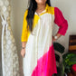 “Rangya” Mul Chanderi Kurti Pant💜