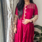 “Ruby” mashru silk dress