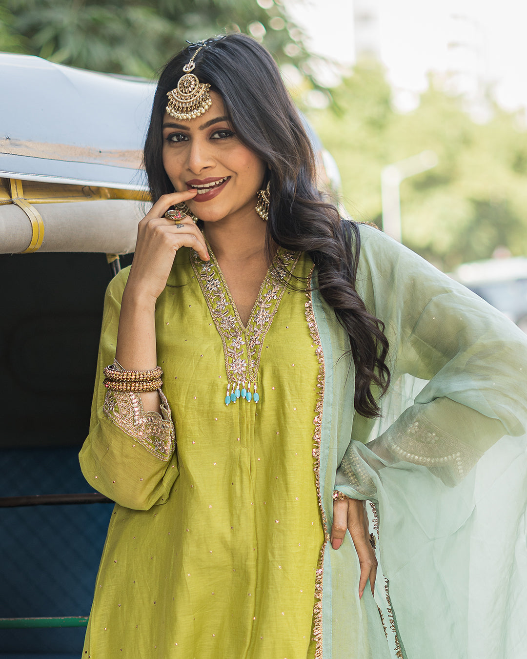 Krishna Mul Chanderi Dress