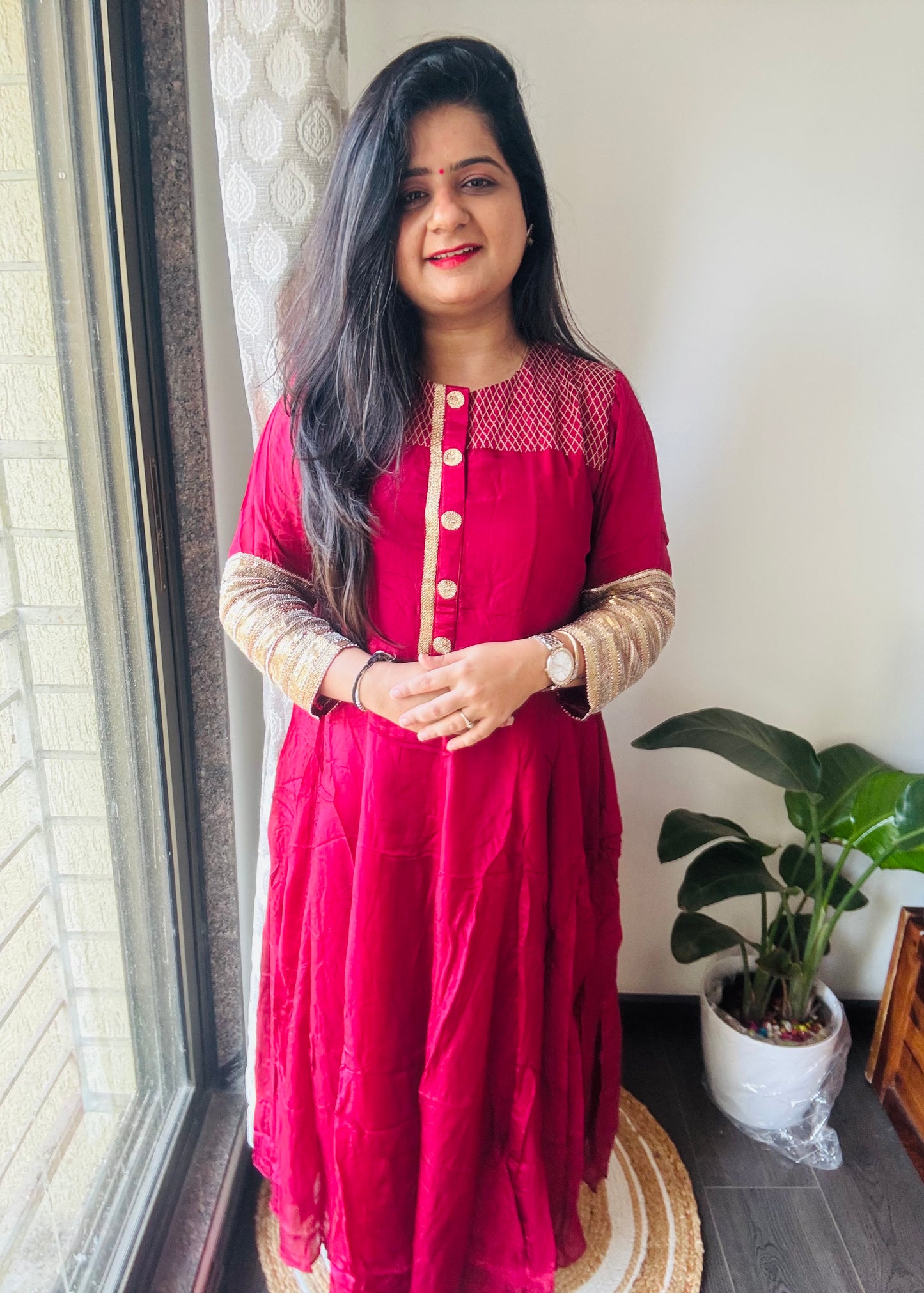 “Ruby” silk dress 💜