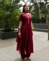Ruby Mashru Silk Anarkali