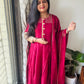 “Ruby” mashru silk dress