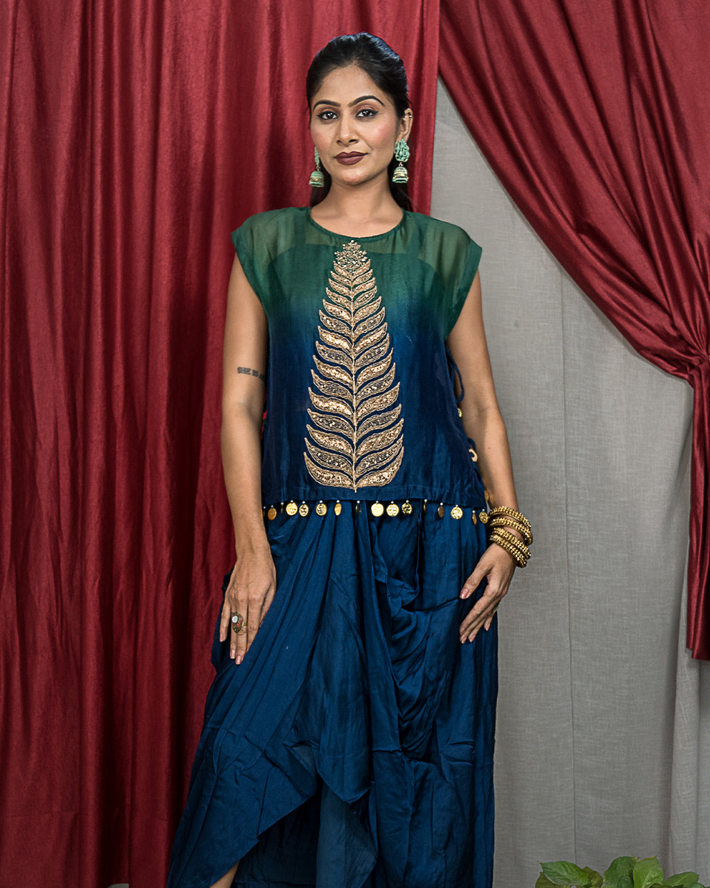 Miku Indo-Western Set