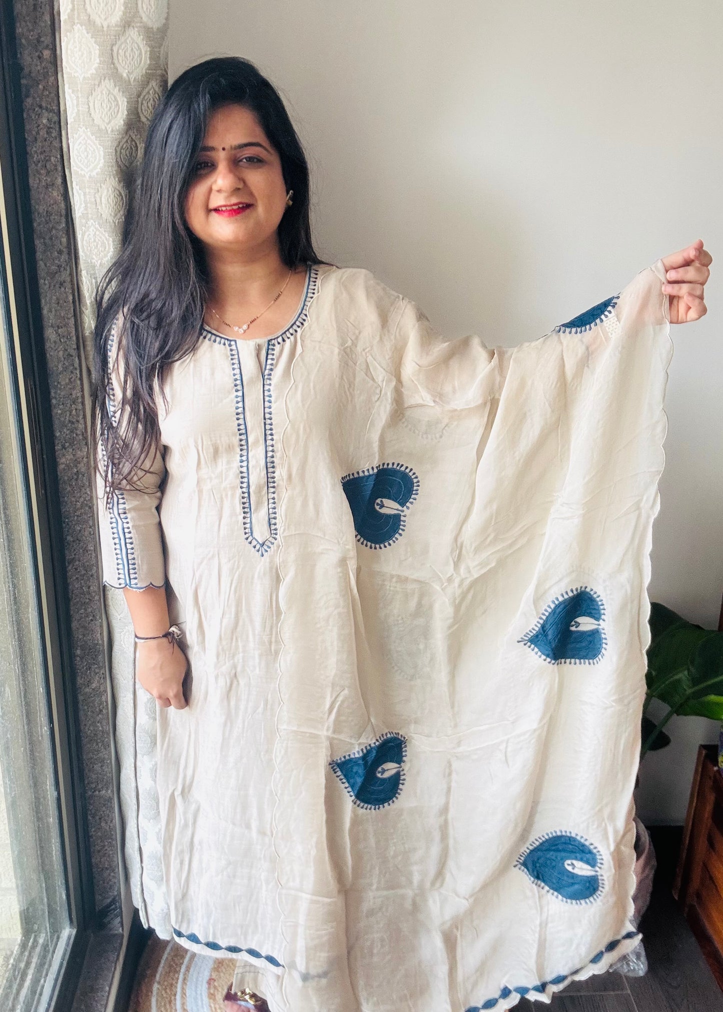 “Rangila “ Cotton Silk Dress