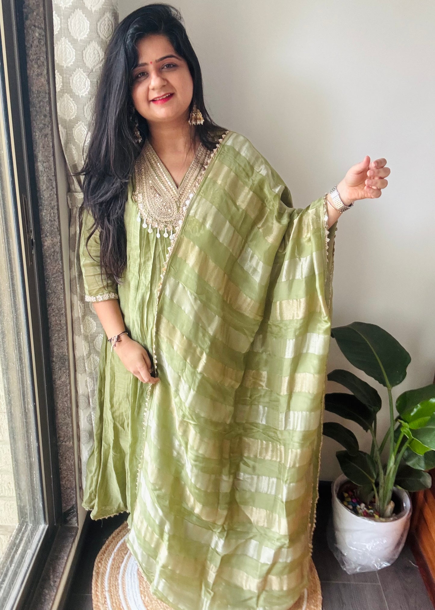 “Kismat” Mul Chanderi Suit Set 💕