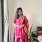 “Shiney” tissue and Mirror handwork shahara set