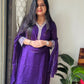 “Suhana” Pure Chinon Dress