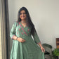 "Apsara "Mirror Work Gown
