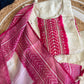 "Neha" pure crape silk suit