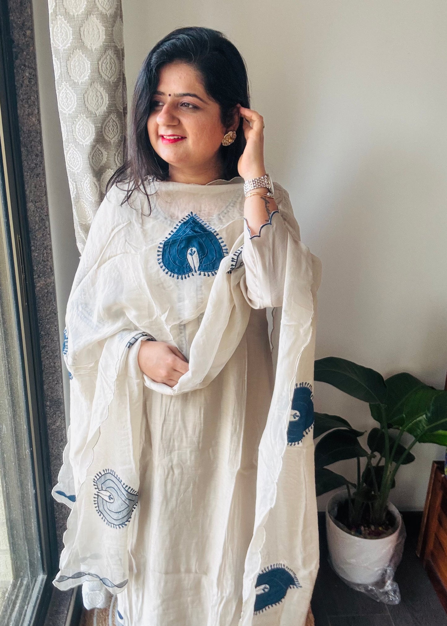 “Rangila “ Cotton Silk Dress