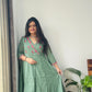 "Apsara "Mirror Work Gown