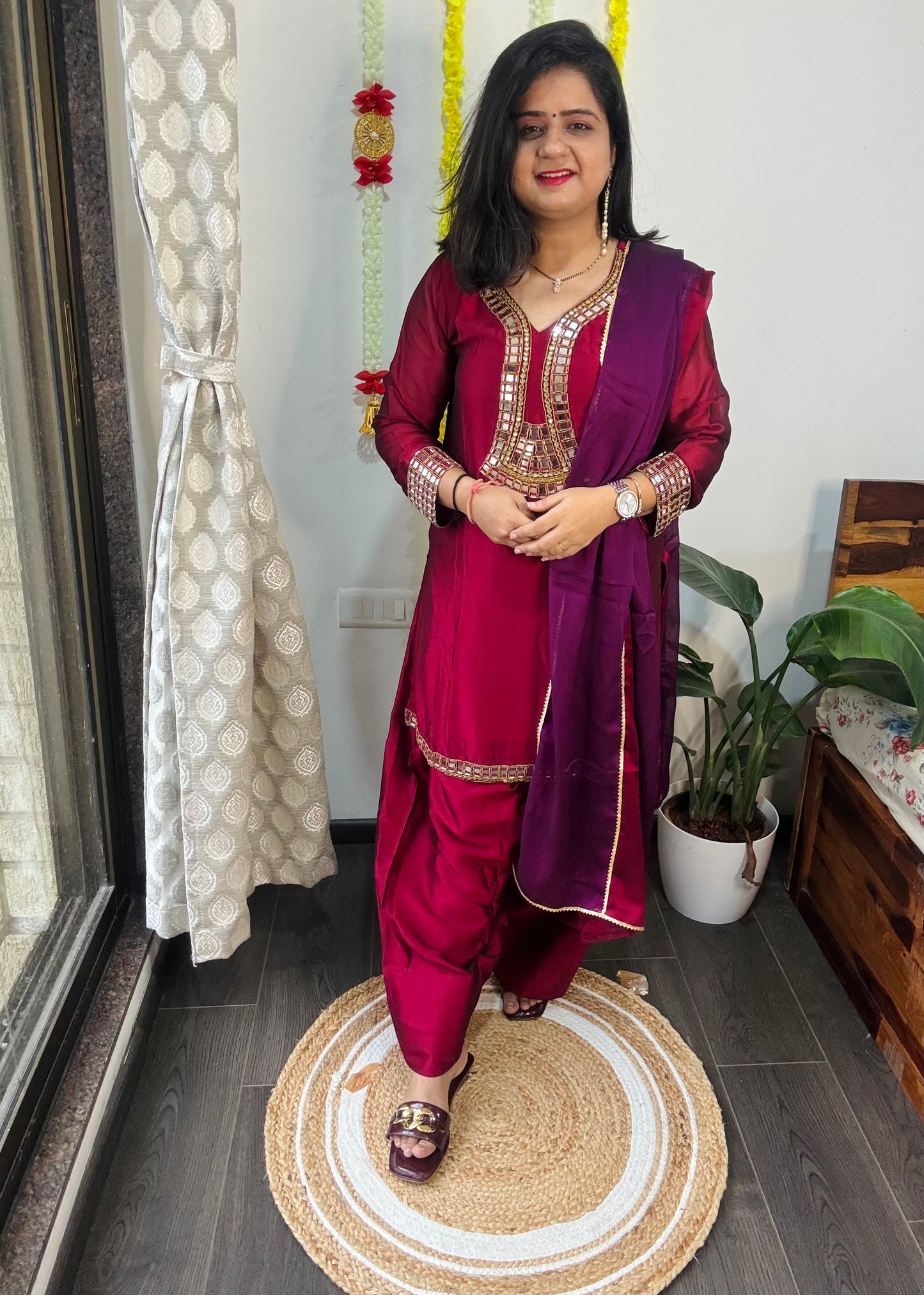 “Amartya” Farsai Salwar Suit “