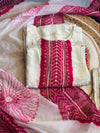 "Neha" pure crape silk suit