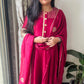 “Ruby” mashru silk dress
