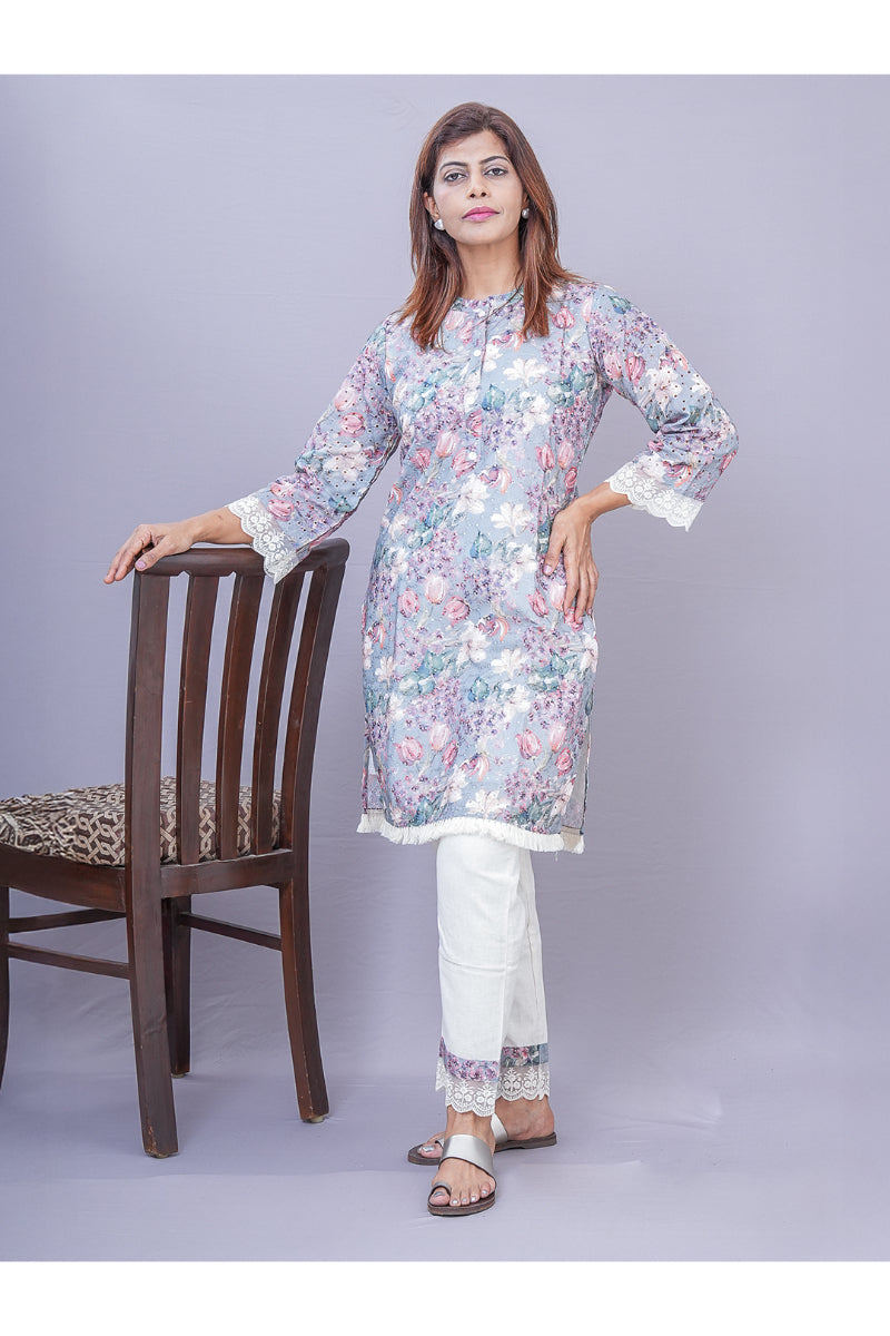 “Kanshi” cotton kurti pant