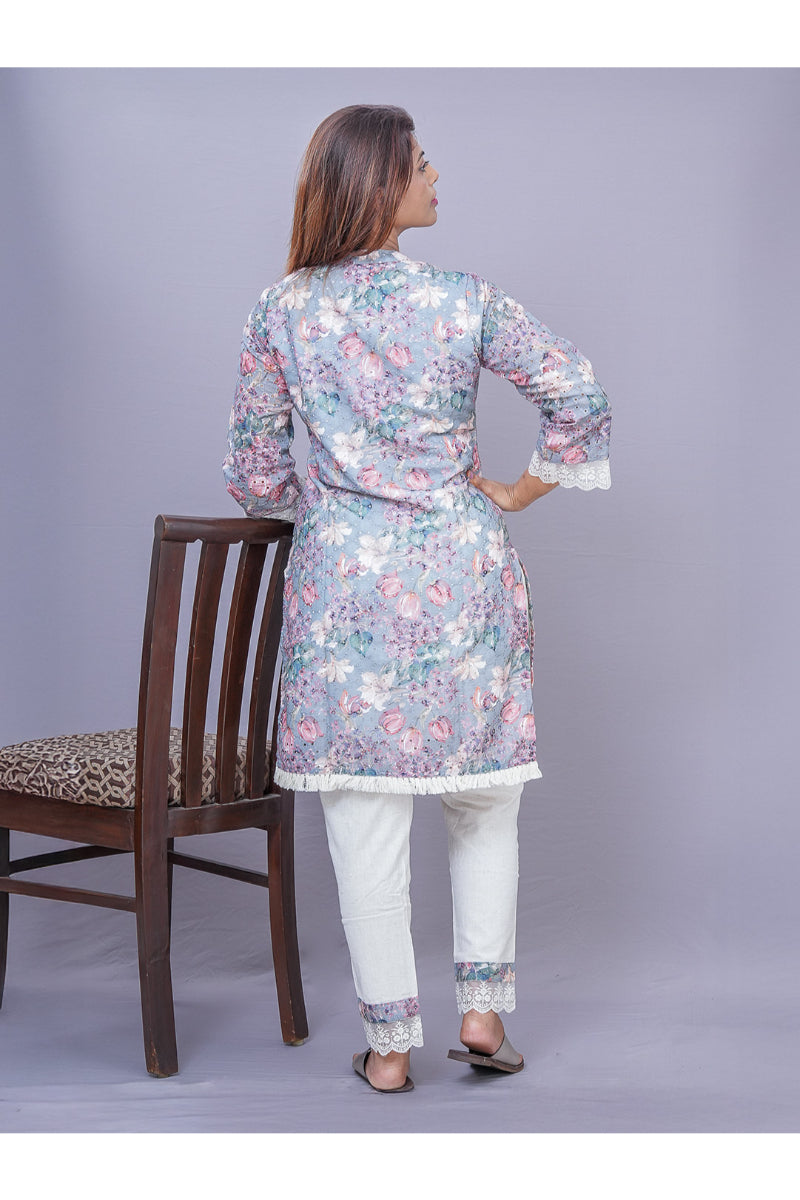 “Kanshi” cotton kurti pant
