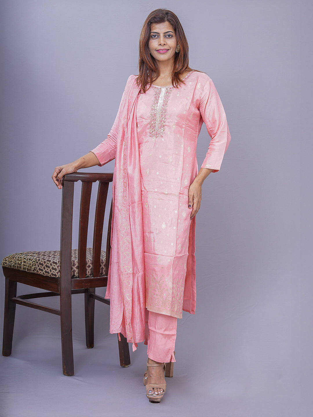 “Rani” Banarasi Silk Suit Set 💕💜