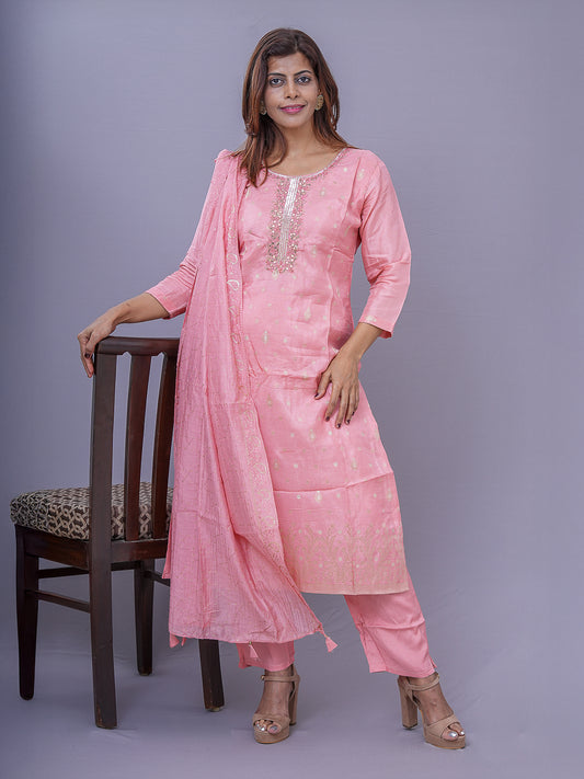 “Rani” Banarasi Silk Suit Set