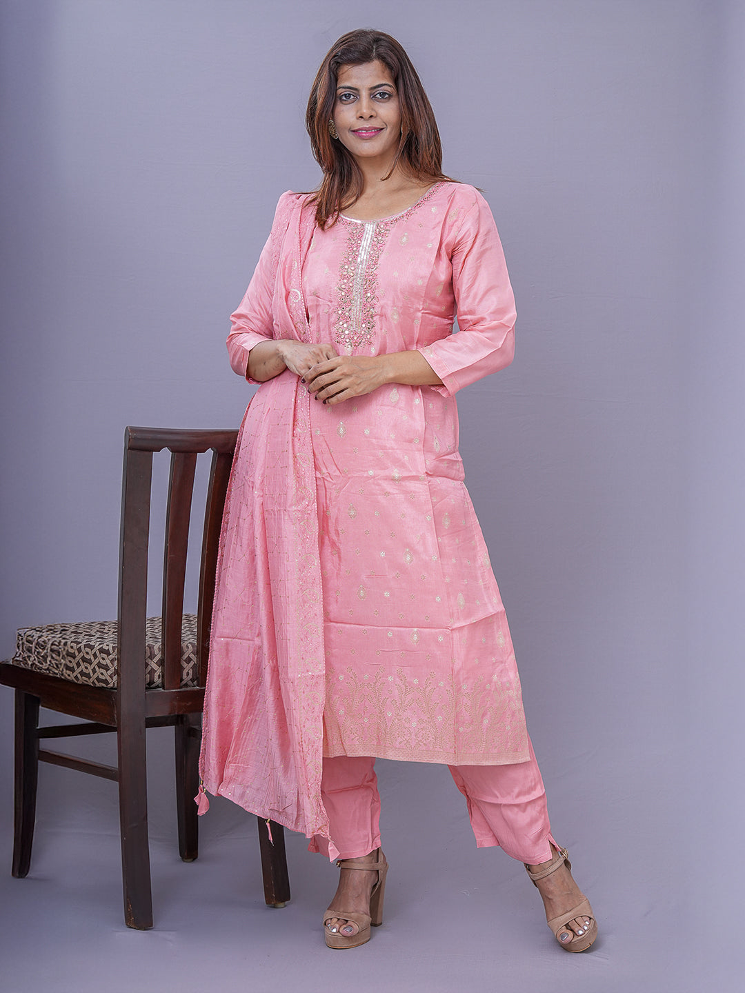 “Rani” Banarasi Silk Suit Set 💕💜