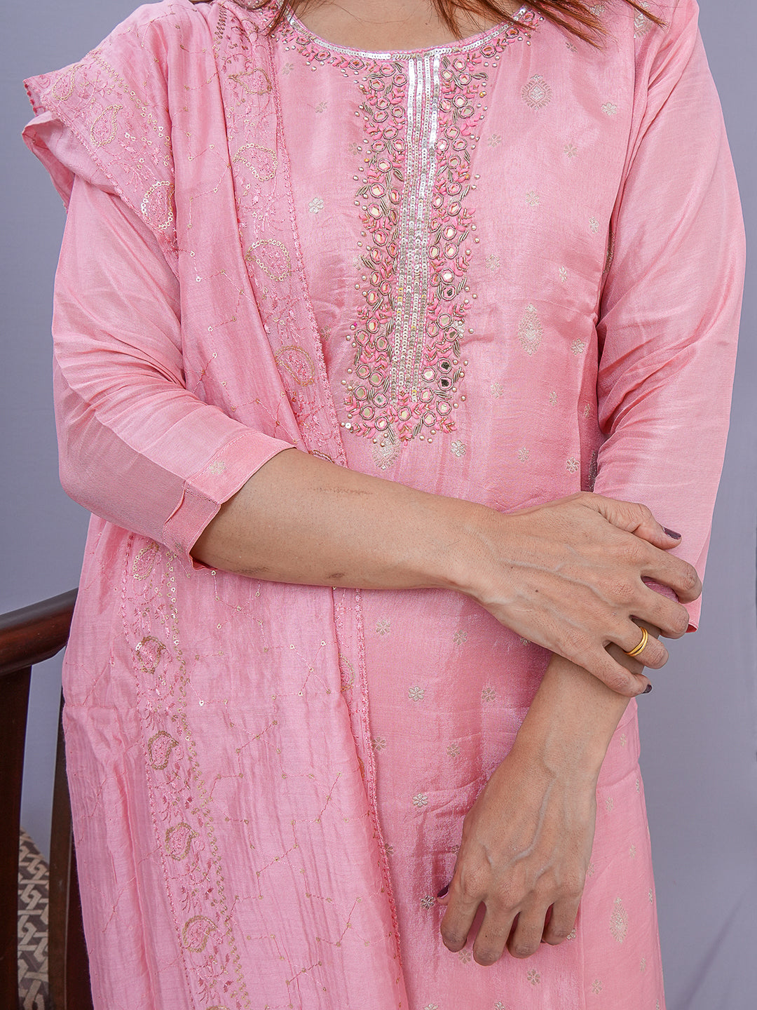 “Rani” Banarasi Silk Suit Set 💕💜