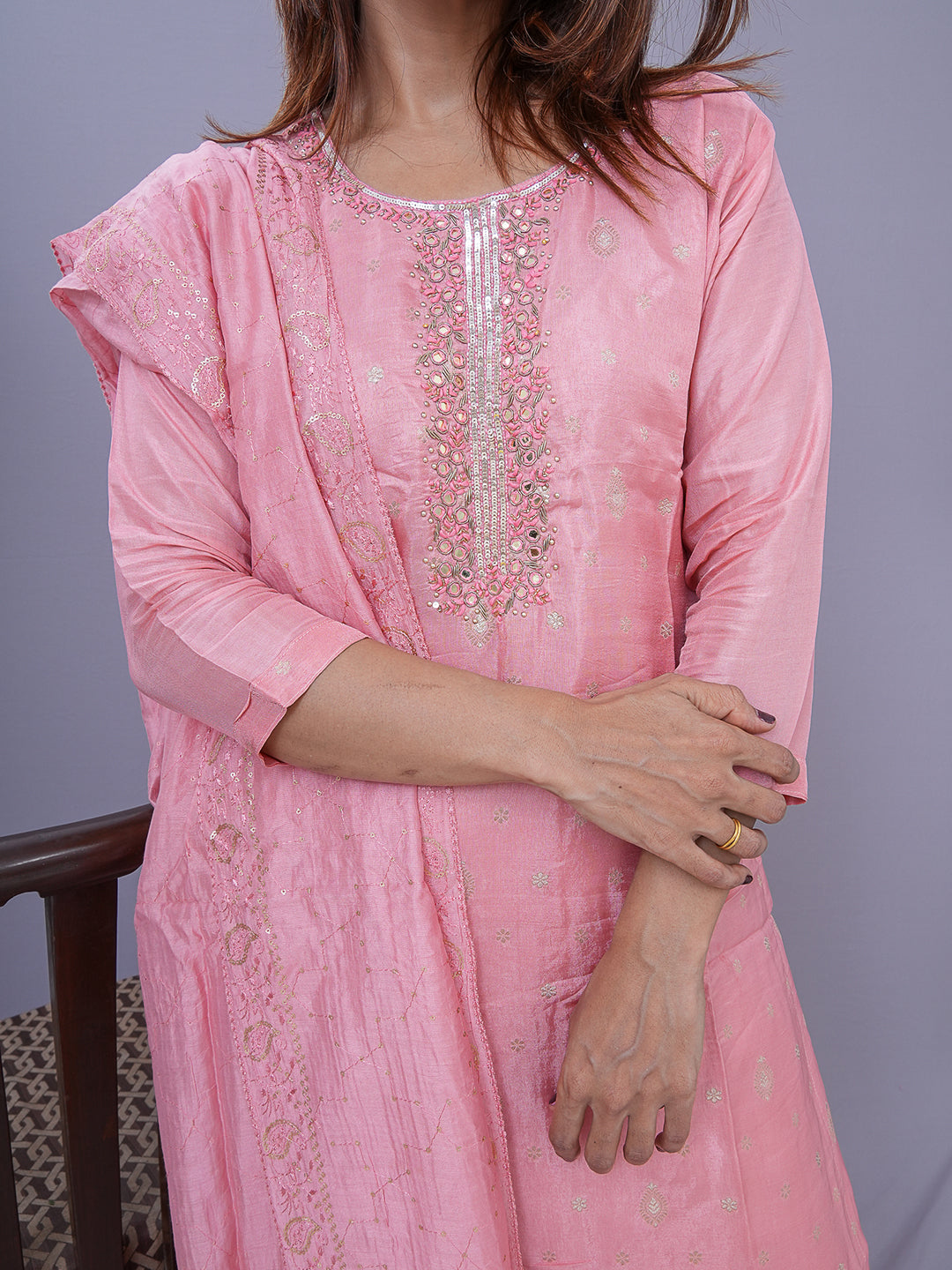 “Rani” Banarasi Silk Suit Set 💕💜