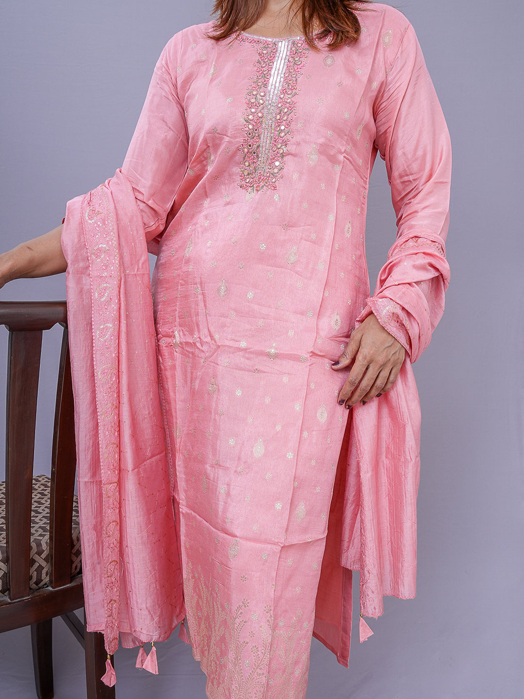 “Rani” Banarasi Silk Suit Set 💕💜