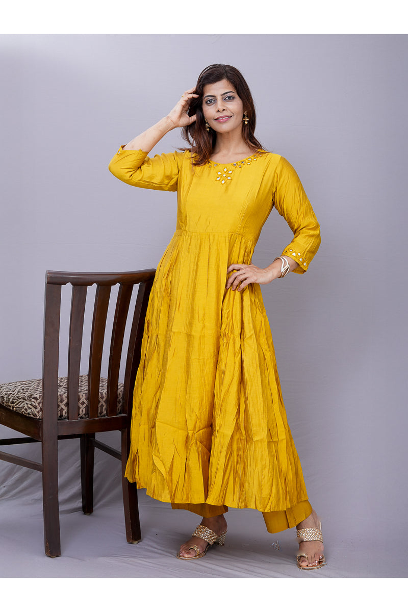 "Mayuri" Cotton silk kurti pant